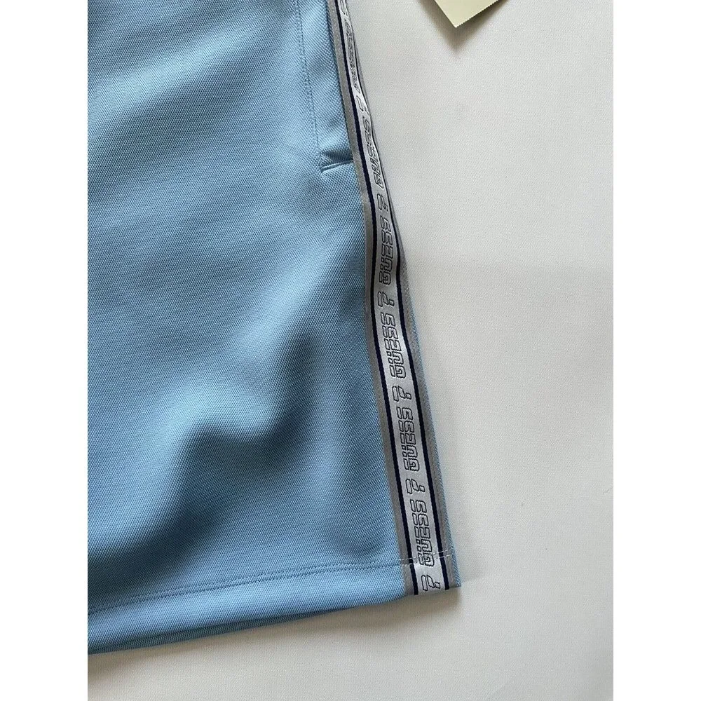 $99 Guess Men's Eco Faint Blue Darrel Active Short Size L